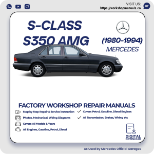 Mercedes S-Class S350 AMG Workshop Repair Manual 1980-1994 PDF Download