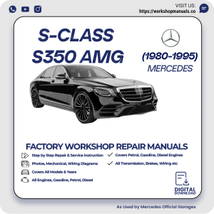 Mercedes S-Class S350 AMG Workshop Repair Manual 1980-1995 PDF Download