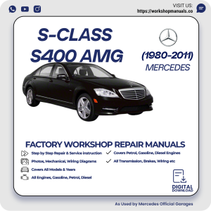 Mercedes S-Class S400 AMG Workshop Repair Manual 1980-2011 PDF Download
