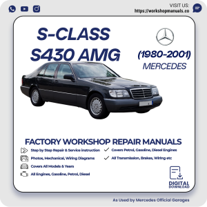 Mercedes S-Class S430 AMG Workshop Repair Manual 1980-2001 PDF Download
