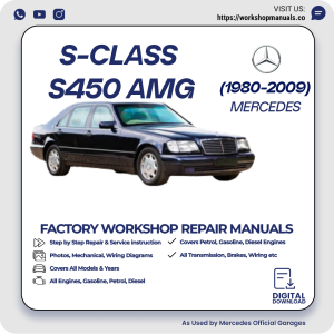 Mercedes S-Class S450 AMG Workshop Repair Manual 1980-2009 PDF Download