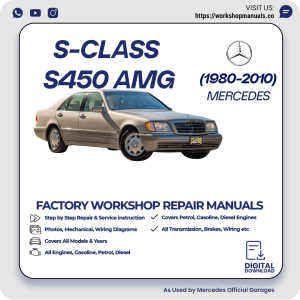 Mercedes S-Class S450 AMG Workshop Repair Manual 1980-2010 PDF Download