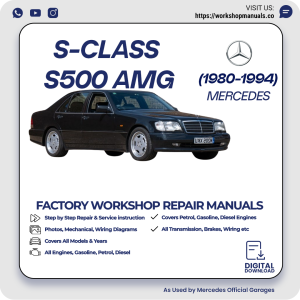 Mercedes S-Class S500 AMG Workshop Repair Manual 1980-1994 PDF Download