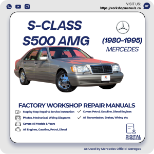 Mercedes S-Class S500 AMG Workshop Repair Manual 1980-1995 PDF Download