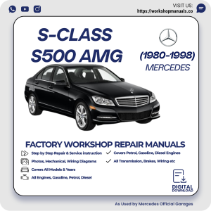 Mercedes S-Class S500 AMG Workshop Repair Manual 1980-1998 PDF Download