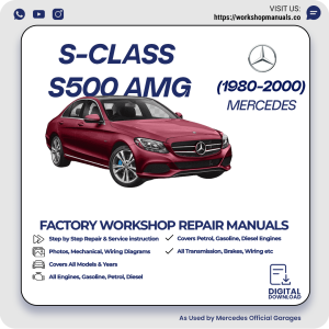 Mercedes S-Class S500 AMG Workshop Repair Manual 1980-2000 PDF Download