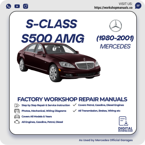 Mercedes S-Class S500 AMG Workshop Repair Manual 1980-2001 PDF Download