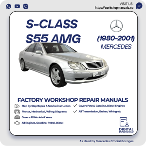 Mercedes S-Class S55 AMG Workshop Repair Manual 1980-2001 PDF Download