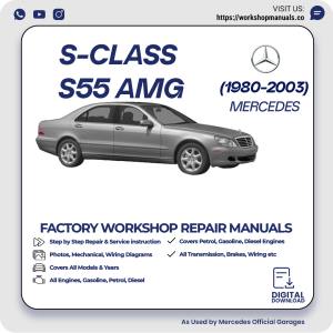Mercedes S-Class S55 AMG Workshop Repair Manual 1980-2003 PDF Download