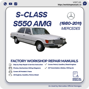 Mercedes S-Class S550 AMG Workshop Repair Manual 1980-2011 PDF Download