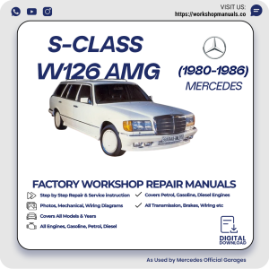 Mercedes S-Class W126 AMG Workshop Repair Manual 1980-1986 PDF Download
