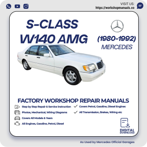 Mercedes S-Class W140 AMG Workshop Repair Manual 1980-1992 PDF Download