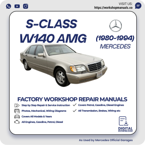 Mercedes S-Class W140 AMG Workshop Repair Manual 1980-1994 PDF Download