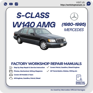 Mercedes S-Class W140 AMG Workshop Repair Manual 1980-1995 PDF Download