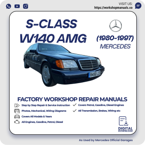 Mercedes S-Class W140 AMG Workshop Repair Manual 1980-1997 PDF Download