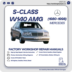 Mercedes S-Class W140 AMG Workshop Repair Manual 1980-1998 PDF Download