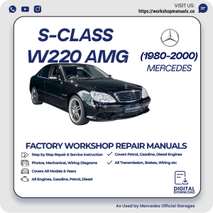 Mercedes S-Class W220 AMG Workshop Repair Manual 1980-2000 PDF Download