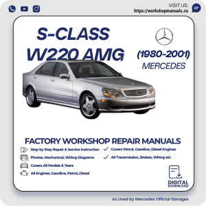 Mercedes S-Class W220 AMG Workshop Repair Manual 1980-2001 PDF Download