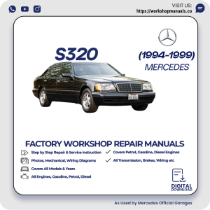 Mercedes S320 Workshop Repair Manual 1994-1999 PDF Download