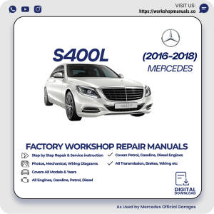 Mercedes S400L Workshop Repair Manual 2016-2018 PDF Download