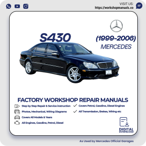 Mercedes S430 Workshop Repair Manual 1999-2006 PDF Download