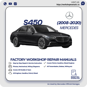 Mercedes S450 Workshop Repair Manual 2008-2020 PDF Download