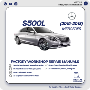Mercedes S500L Workshop Repair Manual 2015-2018 PDF Download