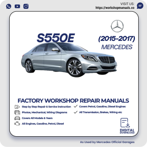 Mercedes S550e Workshop Repair Manual 2015-2017 PDF Download