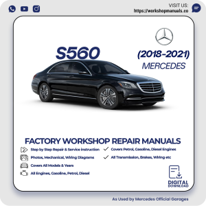 Mercedes S560 Workshop Repair Manual 2018-2021 PDF Download