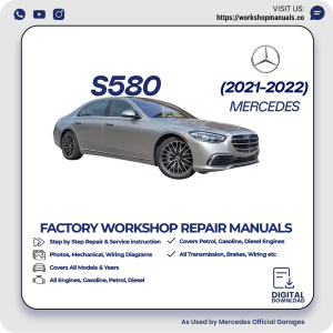 Mercedes S580 Workshop Repair Manual 2021-2022 PDF Download