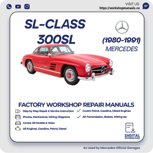 Mercedes SL-Class 300SL Workshop Repair Manual 1980-1991 PDF Download