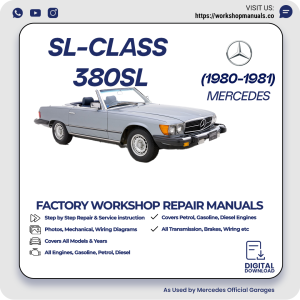 Mercedes SL-Class 380SL Workshop Repair Manual 1980-1981 PDF Download