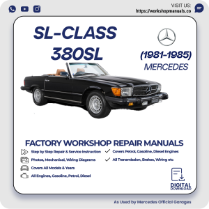 Mercedes SL-Class 380SL Workshop Repair Manual 1981-1985 PDF Download