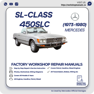 Mercedes SL-Class 450SLC Workshop Repair Manual 1973-1980 PDF Download