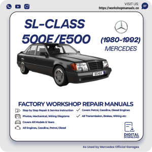 Mercedes SL-Class 500E E500 Workshop Repair Manual 1980-1992 PDF Download