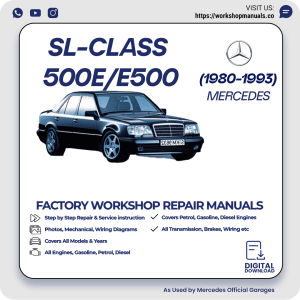 Mercedes SL-Class 500E E500 Workshop Repair Manual 1980-1993 PDF Download