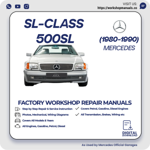 Mercedes SL-Class 500SL Workshop Repair Manual 1980-1990 PDF Download