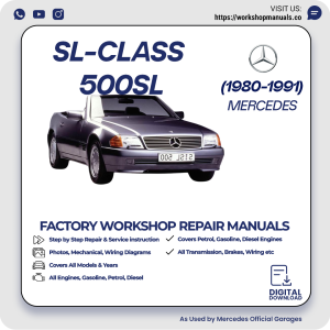 Mercedes SL-Class 500SL Workshop Repair Manual 1980-1991 PDF Download