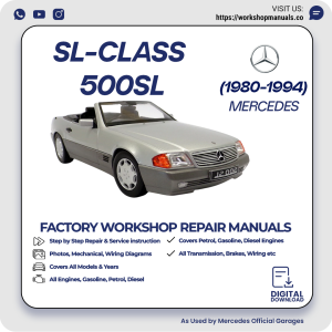 Mercedes SL-Class 500SL Workshop Repair Manual 1980-1994 PDF Download