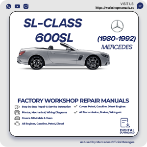 Mercedes SL-Class 600SL Workshop Repair Manual 1980-1992 PDF Download