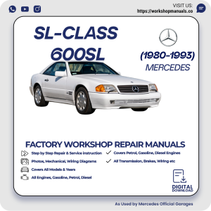 Mercedes SL-Class 600SL Workshop Repair Manual 1980-1993 PDF Download