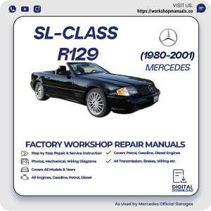 Mercedes SL-Class R129 Workshop Repair Manual 1980-2001 PDF Download