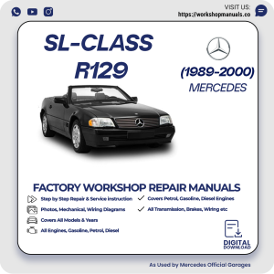 Mercedes SL-Class R129 Workshop Repair Manual 1989-2000 PDF Download