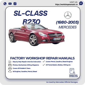 Mercedes SL-Class R230 Workshop Repair Manual 1980-2003 PDF Download
