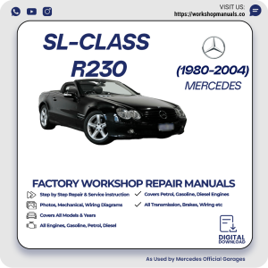 Mercedes SL-Class R230 Workshop Repair Manual 1980-2004 PDF Download