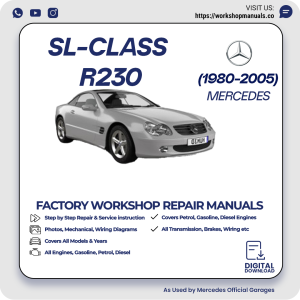 Mercedes SL-Class R230 Workshop Repair Manual 1980-2005 PDF Download