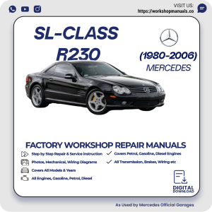 Mercedes SL-Class R230 Workshop Repair Manual 1980-2006 PDF Download