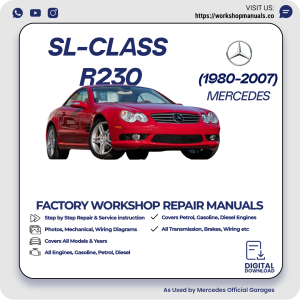 Mercedes SL-Class R230 Workshop Repair Manual 1980-2007 PDF Download
