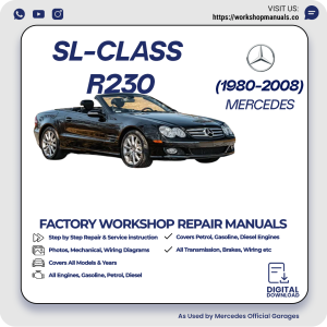 Mercedes SL-Class R230 Workshop Repair Manual 1980-2008 PDF Download