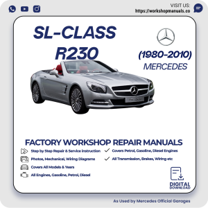 Mercedes SL-Class R230 Workshop Repair Manual 1980-2010 PDF Download